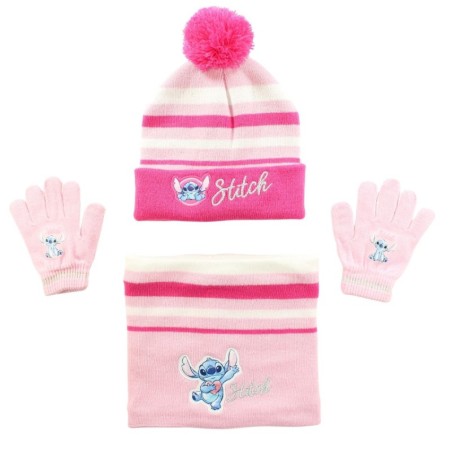 Bonnet Gant Snood Lilo & Stitch Fille