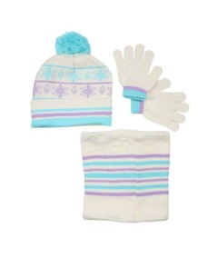 Bonnet gants snood fille La Reine des Neiges